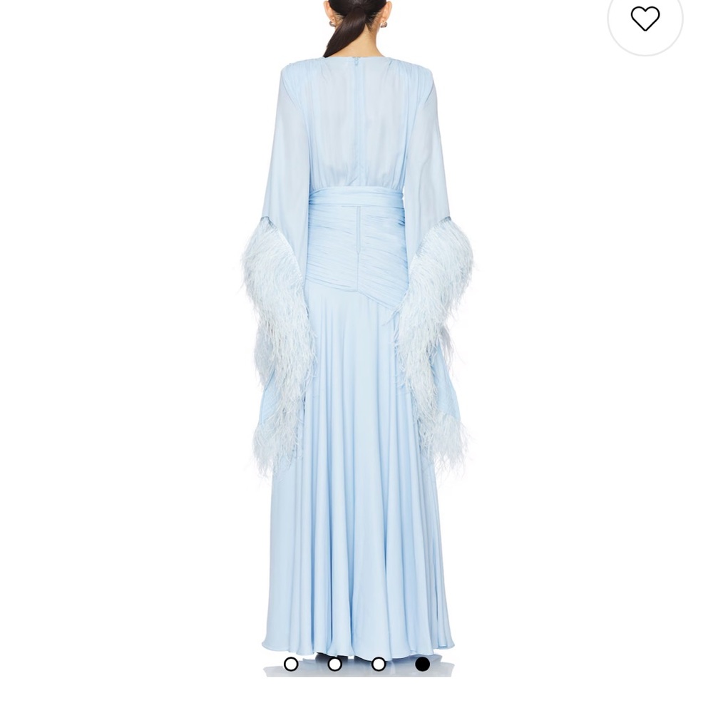Bronx and Banco Light Blue Long Sleeve Dress - Picture 4 of 8